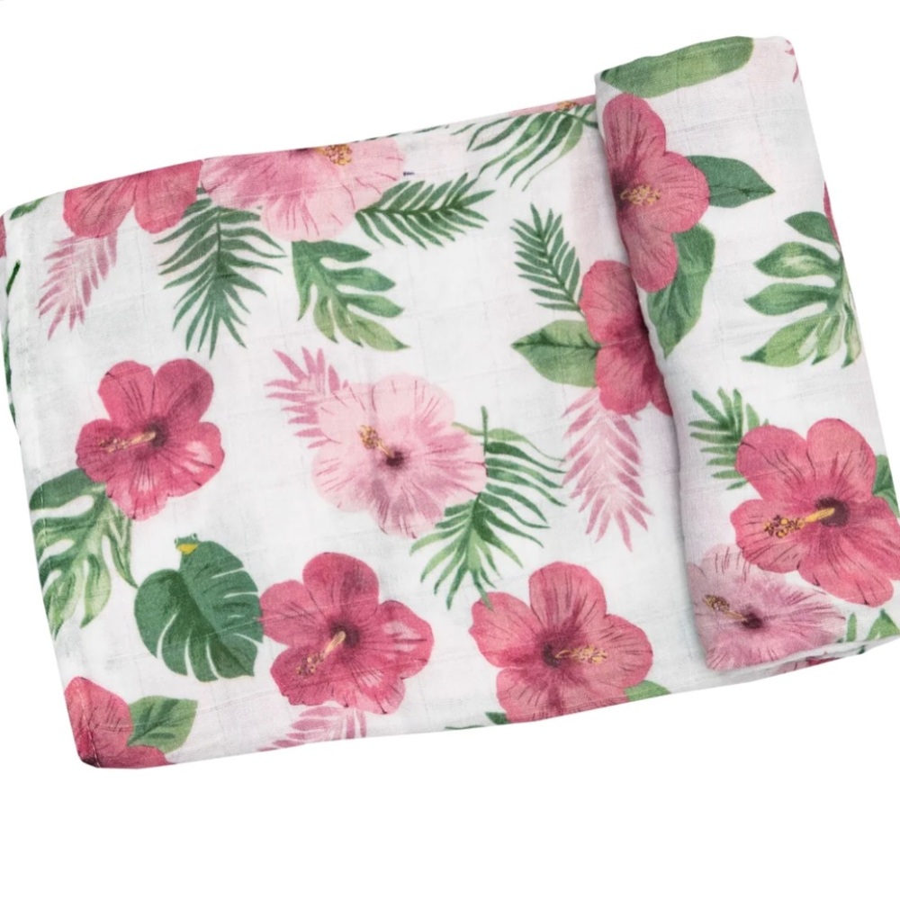 Angel Dear Hibiscus Swaddle NWT